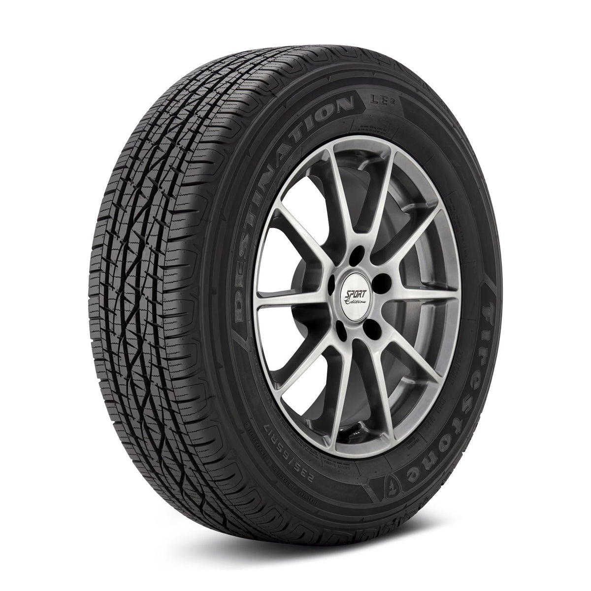 Paquete de 4 llantas 225/60R17 99T FIRESTONE DESTINATION LE2 AUTO