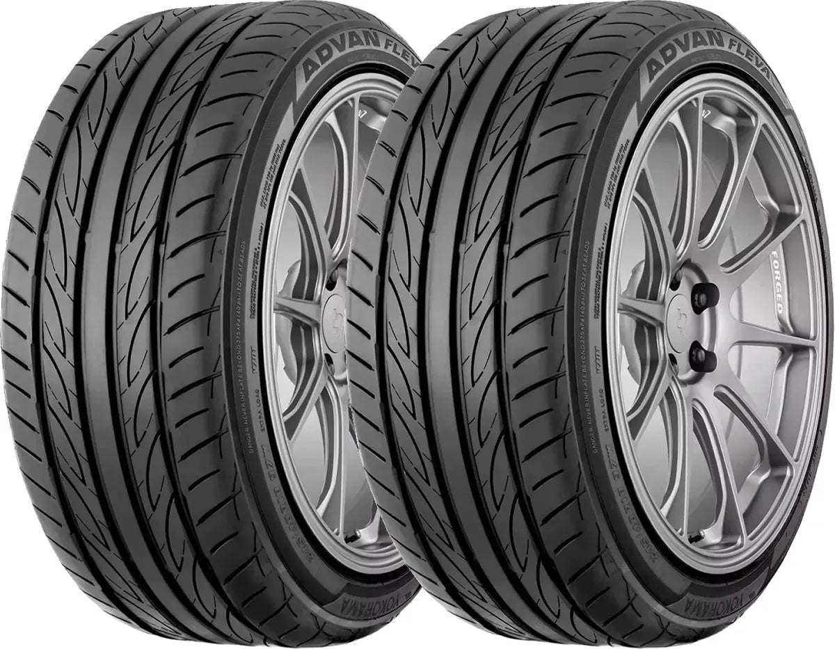 Paquete de 2 Llantas 215/45 R17 91W Yokohama advan fleva v701