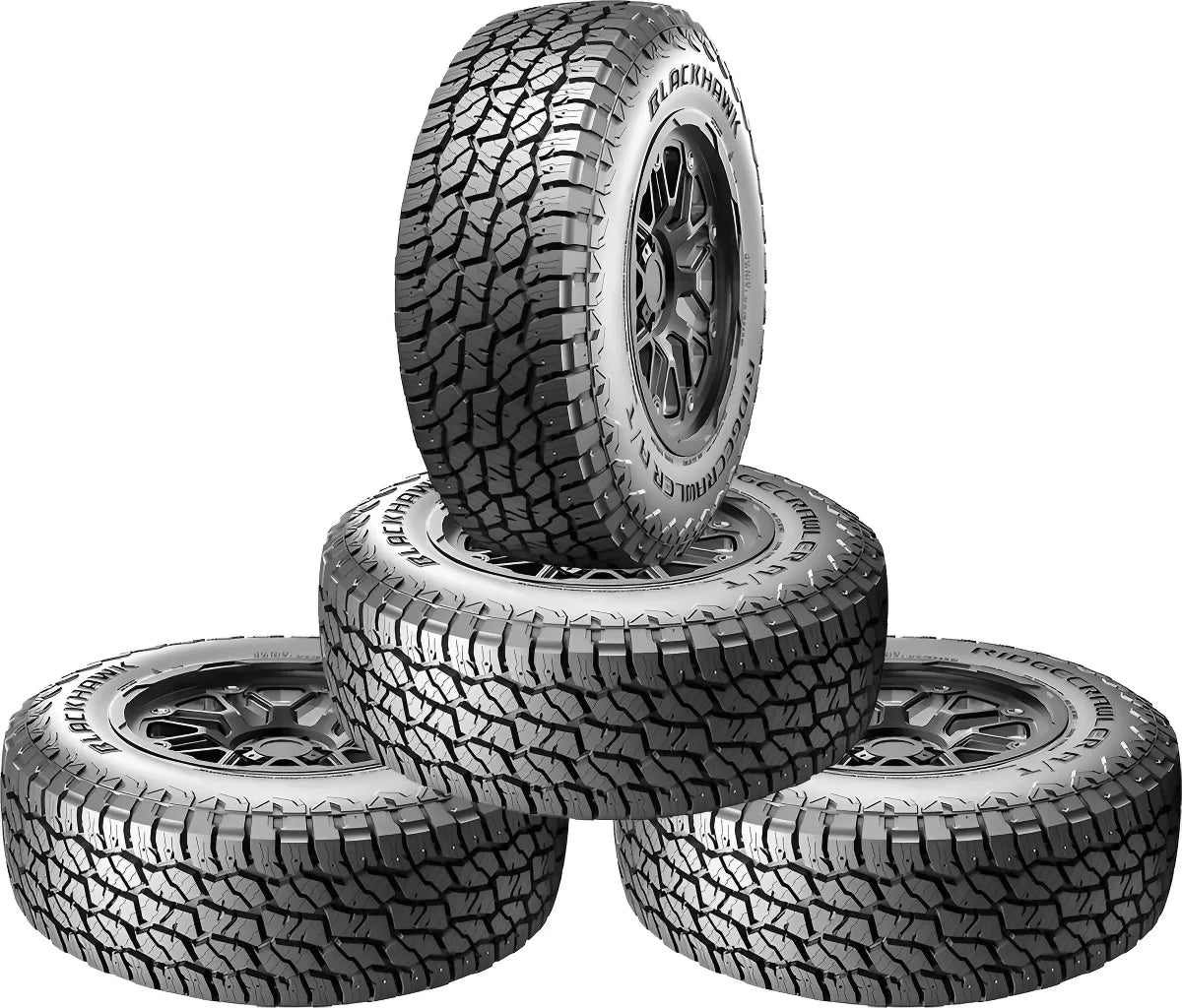Paquete de 4 Llantas 35X12.50 R17LT-10C 125R BLACKHAWK RIDGECRAWLER A/T