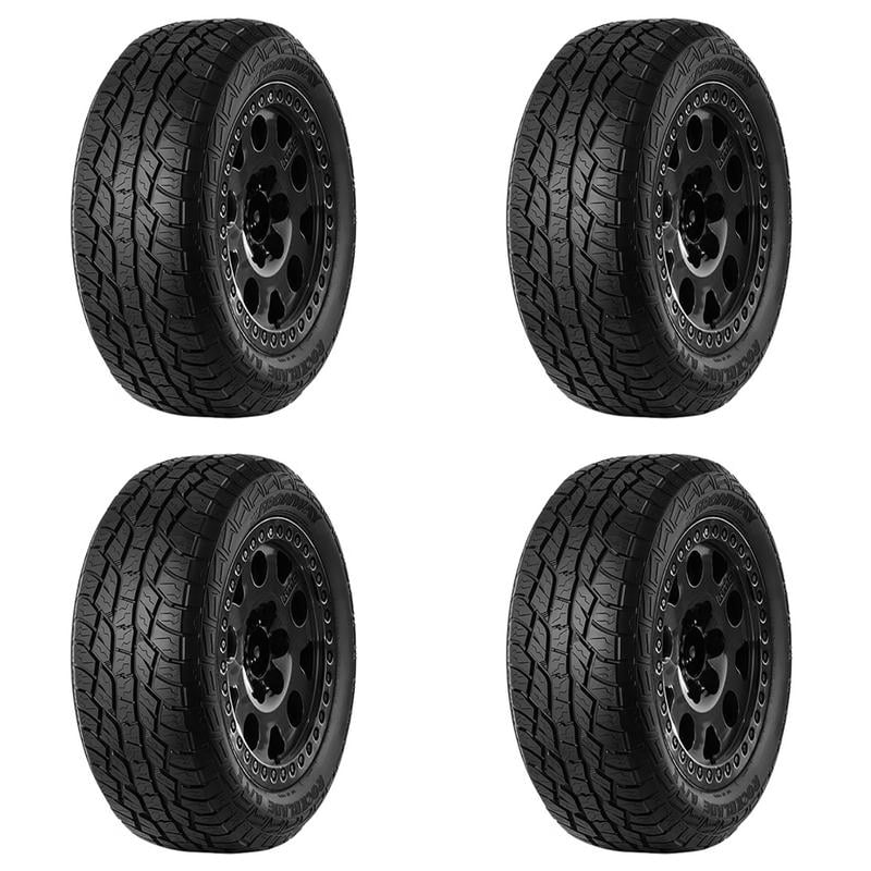 Paquete de 4 Llantas LT245/75 R17 121/118S Fronway Rockblade A/T II